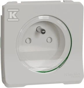 Schneider Electric Mureva Style Socket mechanizmas 2P+PE besriegiai gnybtai balti IP55 MUR39133
