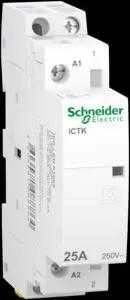 Schneider Electric Schneider Acti9 iCTK Kontaktorius 25A 1P, 1NO, 250V