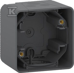 Schneider Electric Mureva Styl IP55 sienos pagrindas 1x antracitas MUR37911
