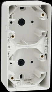 Schneider Electric Mureva Styl Wall pagrindas 2x vertikalus baltas MUR39912