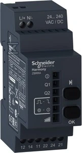 Schneider Electric Schneider programuojamas imtuvas, 2 relės, 24..240 V AC/DC, 2 mygtukai, 6 šviesos diodai ZBRRA