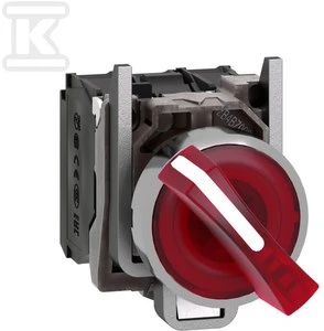Schneider Electric Plunksnų jungiklis. komp. birželis foninis apšvietimas 22 val. 2 vnt stab., 24 V, 1NO+1NC XB4BK124B5
