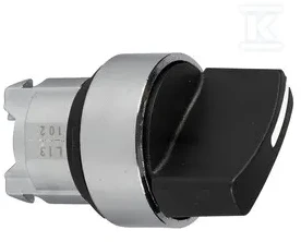 Schneider Electric Jungiklis įrenginys 2 padėtis juoda su savarankiškai grįžti (ZB4BD4)