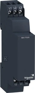 Schneider Electric „Relpol“ fazių seka ir gedimo relė 5A 1P 200-500V (RM17TG00)