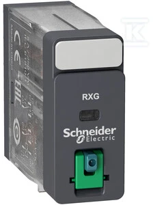 Schneider Electric Schneider Sąsajos relė su bandymo mygtuku 24VDC 5A 2c/o RXG21BD