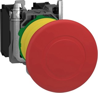 Schneider Electric Mushroom mygtuko pavara 22mm raudona 1Z 1R (XB5AT845)