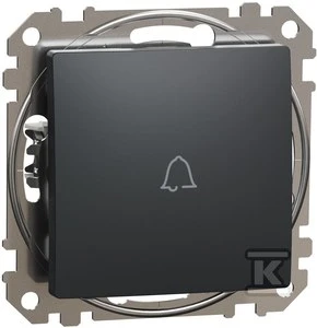 Schneider Electric RINGER Juodas ANTHRACITE CORE DES