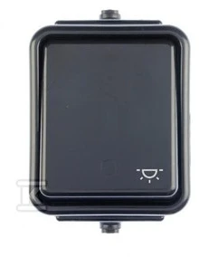 Schneider Electric "ŠVIESOS" MYGTUKAS IP44 CEDAR Juodas