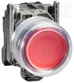 Schneider Electric 22mm valdymo mygtukas raudonas su 1R grįžtimi (XB4BP42)