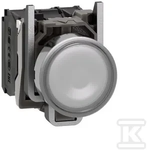 Schneider Electric Valdymo mygtukas 22 mm baltas su savaiminio grįžimo funkcija ir apšvietimu 1Z 1R (XB4BW31M5)