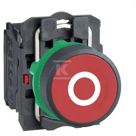 Schneider Electric Valdymo mygtukas 22 mm raudonas 1R su spyruokliniu grąžinimu (XB5AA4322)