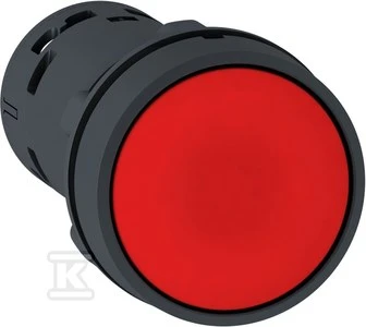 Schneider Electric Control mygtukas 22 mm raudonas su spyruokliniu grąžinimu - XB7NA42