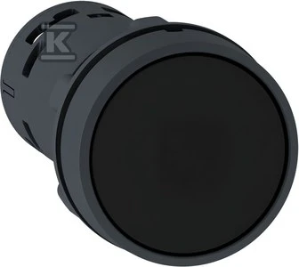 Schneider Electric Control mygtukas 22 mm juodas su spyruokliniu grąžinimu 1NC (XB7NA21)
