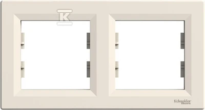 Schneider Electric RAM.2-KR. HORIZONTAL CREAM ASPHORA