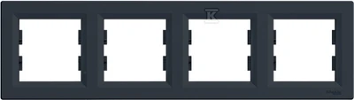 Schneider Electric Ramka 4-krotna pozioma antracito (EPH5800471)