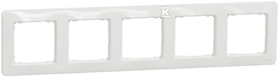 5 vietų rėmelis Schneider Electric Sedna Design SDD311805 (baltas)