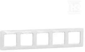 5 vietų rėmelis Schneider Electric Sedna Design SDD311805 (baltas)