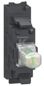 Schneider Electric Baltas LED lempos laikiklis 24V AC/DC su jungtimi (ZBVB15)