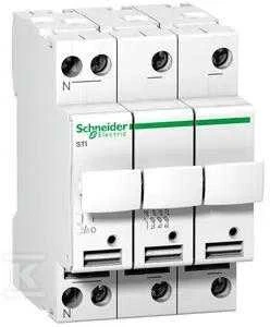 Schneider Electric Saugiklio pagrindas STI 3P+N 500V A9N15658