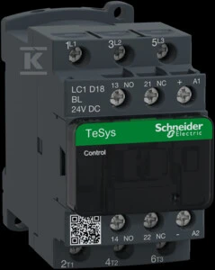 Schneider Electric STYCZ.D 3P 18A NZ+NO 24V DC(L) AC3