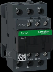 Schneider Electric Schneider maitinimo kontaktorius 3P 32A 24V AC 1NO 1NC - LC1D32B7