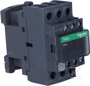Schneider Electric Schneider maitinimo kontaktorius 3P 38A 230V AC 1NO 1NC - LC1D38P7