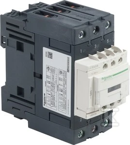 Schneider Electric „Schneider“ maitinimo kontaktorius 40A 3P 24V DC 1NO 1NC (LC1D40ABD)