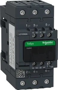 Schneider Electric Schneider maitinimo kontaktorius 3P 50A 230V AC 1NO 1NC (EVK) - LC1D50AP7