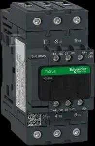 Schneider Electric „Schneider“ maitinimo kontaktorius 50A 3P 24V DC 1NO 1NC (LC1D50ABD)