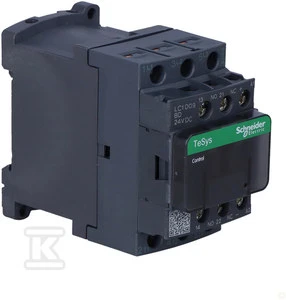 Schneider Electric Schneider Maitinimo kontaktorius 3P 9A 24V DC 1Z 1R - LC1D09BD