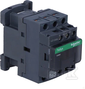 Schneider Electric Schneider maitinimo kontaktorius 9A 3P 24V AC 1NO 1NC - LC1D09B7