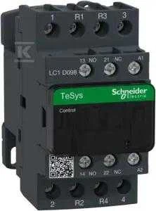 Schneider Electric Schneider maitinimo kontaktorius 12A 2NO 2C 230V AC 1NO 1NC (LC1D128P7)