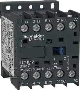 Schneider Electric Schneider maitinimo kontaktorius 3P 12A 220V AC 0Z 1R - LC1K1201P7