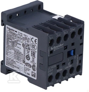 Schneider Electric Schneider maitinimo kontaktorius 3P 6A 220V AC 0Z 1R - LC1K0601P7
