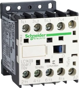 Schneider Electric „Schneider“ maitinimo kontaktorius 20A AC-1 4P 230V AC 0Z 0R (LC1K09004P7)