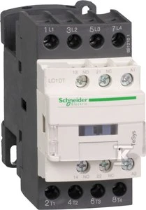 Schneider Electric „Schneider“ maitinimo kontaktorius 40A AC-1 4P 230V AC 1NO 1NC (LC1DT40P7)