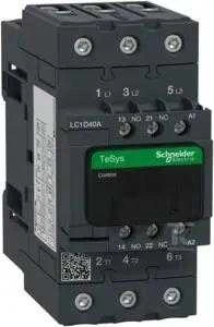 Schneider Electric „Schneider“ maitinimo kontaktorius 40A 3P 400V AC 1NO 1NC EVK (LC1D40AV7)