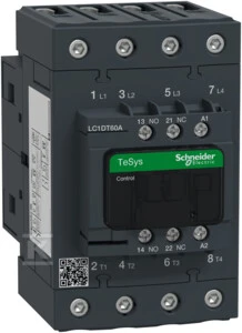 Schneider Electric „Schneider“ maitinimo kontaktorius 60A AC-1 4P 230V AC 1NO 1NC (LC1DT60AP7)