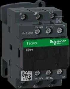 Schneider Electric „Schneider“ maitinimo kontaktorius 12A 3P 400V AC 1NO 1NC (LC1D12V7)