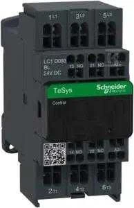 Schneider Electric „Schneider“ maitinimo kontaktorius 9A 3P 24V DC 1NO 1NC (LC1D093BL)