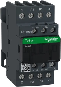Schneider Electric TeSys D AC3 maitinimo kontaktorius 32A 4P 2NO 2NC ritė 220VAC LC1D188M7