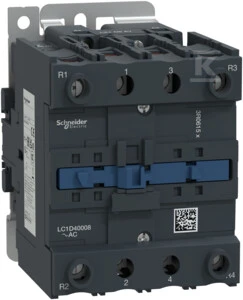 Schneider Electric „Schneider“ maitinimo kontaktorius 40A AC-1 2CO 2R 48V AC (LC1D40008E7)