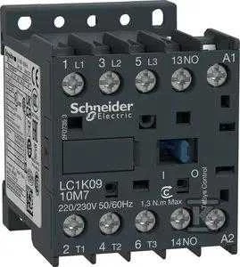 Schneider Electric Schneider TeSys K AC3 9A 3P 1NO ritė 380 / 400VAC dėžutės terminalai (LC1K0910Q7)