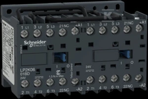 Schneider Electric Schneider reversinis kontaktorius 12A 5kW 24V DC (LP2K1201BD)