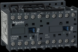 „Schneider Power Contactor“ 6A 3P 24V DC 0Z 1R (LP2K0601BD3)