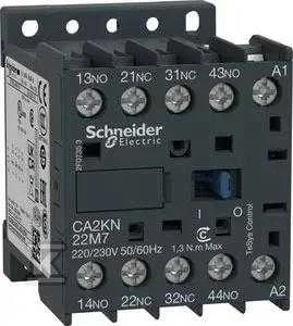 Schneider Electric „Schneider“ pagalbinis kontaktorius 10A 2NO 2R 230V AC (CA2KN22P7)