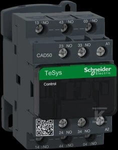 Schneider Electric „Schneider“ pagalbinis kontaktorius 10A 5NO 0R 230V AC (CAD50P7)