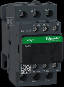 „Schneider Electric“ STYCZ.TESYS D AC3 32A 3P 1NO 1NC 24VAC