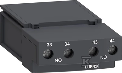 Schneider Electric „Schneider“ pagalbinis kontaktų blokas 2Z 5A 250V AC/DC (LUFN20)