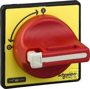 Schneider Electric Schneider Raudonai geltonos spalvos durų diskas su 60 x 60mm užraktu (KCD1PZ)